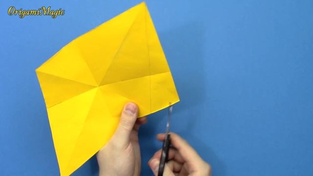 Как сделать Кораблик из бумаги своими руками | Оригами Парусник с подставкой без клея