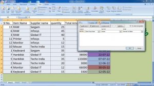 MS Excel - Data Sorting on Table in Bengali || Color Sorting || Multiple column sorting