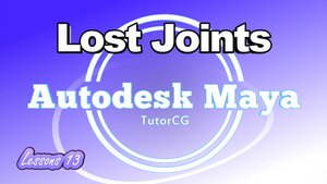 Autodesk Maya - Если при скининге потеряны суставы