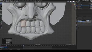 Скульптинг маски в Blender 3d
