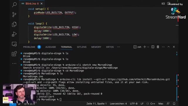 Arduino-cli mit Github Actions oder Docker смотреть онлайн