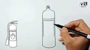 How to draw Fire Extinguisher