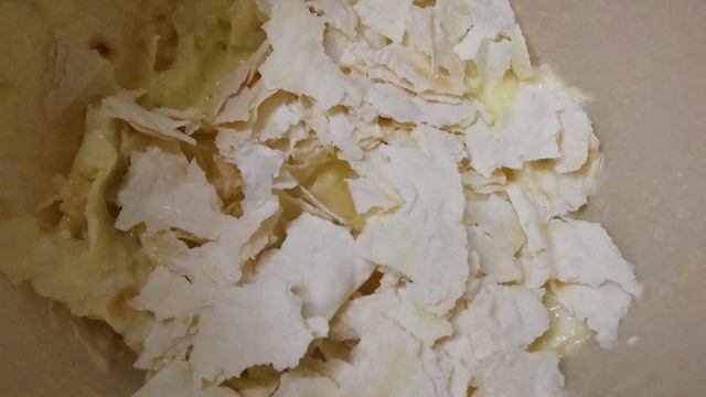 Сладкий рваный пирог из лаваша