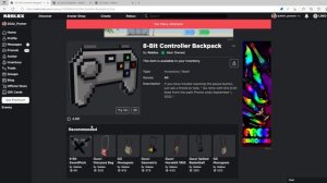 (FREE ITEM!) How to get the 8-Bit Controller Backpack on ROBLOX