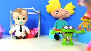 Мультик Куклы Лол! Вечеринка Блестящих Лол! #Видео Босс Молокосос спасает Детский сад!