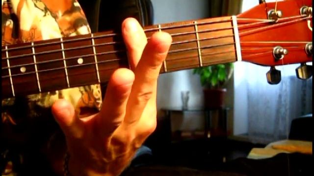 Как играть на гитаре аккорд С смотреть онлайн