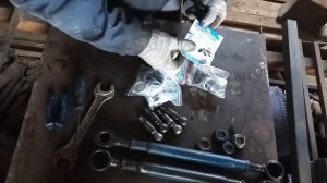 ремонт , восстановление рулевых тяг Т 40 , repair of steering rods T 40 LTZ