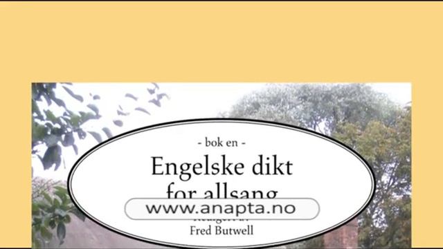 My heart shall be thy garden - Alice Meynell - Fred Butwell - www.anapta.no смотреть онлайн