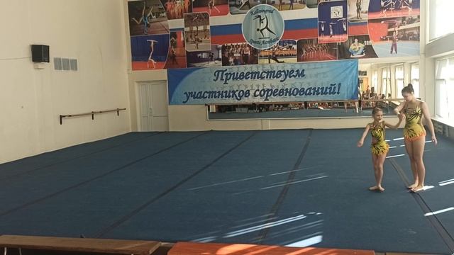 Бабко Анна, Фоменко Ярослава, 2 спортивный разряд, балансовое упражнение