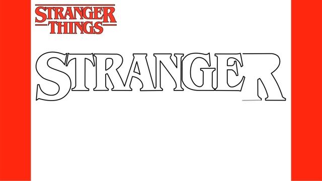How to Draw Stranger Things Logo смотреть онлайн