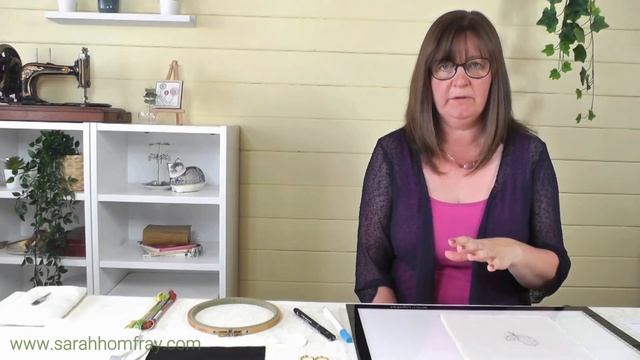 DMC Magic Paper demonstration and giveaway on transferring hand embroidery designs!