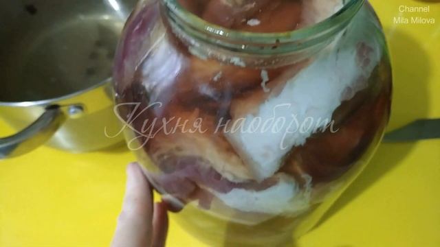 ВКУСНЮЩЕЕ САЛО ПО ДЕРЕВЕНСКИ В РАССОЛЕ, ПОДРОБНЫЙ РЕЦЕПТ смотреть онлайн