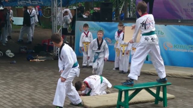 Детские показательные выступления по тхэквондо смотреть онлайн