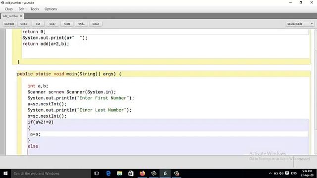 Java Program With Recursive Function To Find The Sum Of Odd Numbers Upto Any Limit (Hindi)