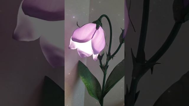 Нежный сказочный светильник "Колокольчик".💜💚💜  Flower floor lamp "Bell".