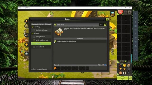 Dofus Touch gameplay on PC