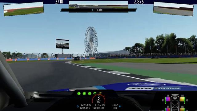 Rfactor 2 BTCC Subaru at Silverstone (T300) смотреть онлайн