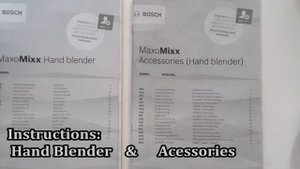 ⭕ Bosch MaxoMixx 1000W Hand Blender ??