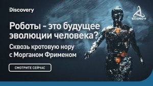 СКВОЗЬ КРОТОВУЮ НОРУ С МОРГАНОМ ФРИМЕНОМ: РОБОТЫ - ЭТО БУДУЩЕЕ ЭВОЛЮЦИИ ЧЕЛОВЕКА | DISCOVERY