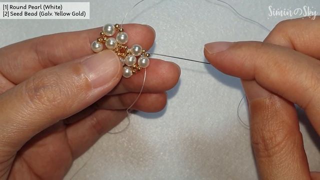 DIY beaded Earrings | How to make elegant earrings with Pearls and Seed Beads beading tutorial