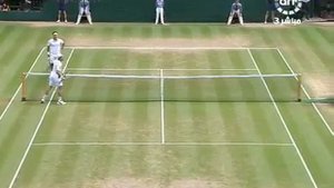 Прикол в большом теннисе