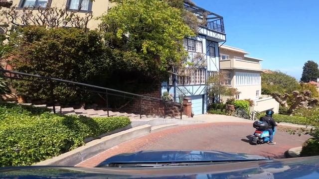 Lombard Street San Francisco Driving On The Most Curved Street In The World -