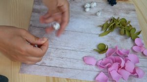 Бутон пиона из фоамирана /Peony bud of foamiran