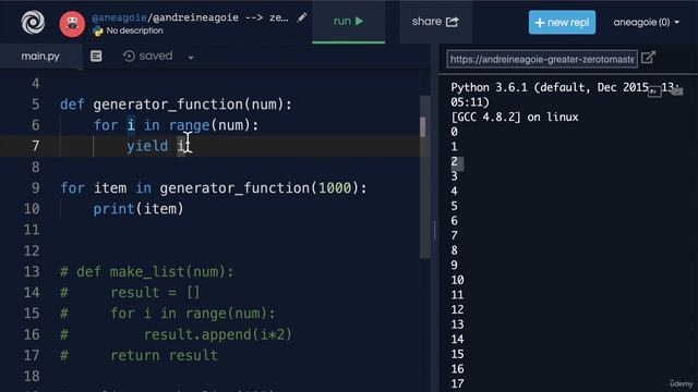 Generators 2 in Python - Python Full Course for Beginners 2023