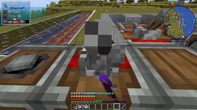 РАНДОМНОЕ ВЫЖИВАНИЕ/#22/новые бесконечные крафты на механическом сборщике в create в маинкрафт смотреть онлайн