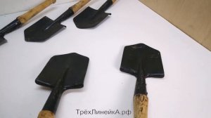 Выбор сапёрной лопатки с хранения. Оригинал и реплика