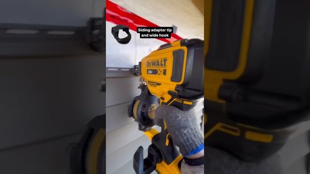 Dewalt Vinyl Siding Tip with Wide Hook for vinyl siding installation смотреть онлайн