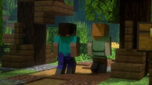 Enderman Attack: BLOOPERS - Alex and Steve Life (Minecraft Animation)