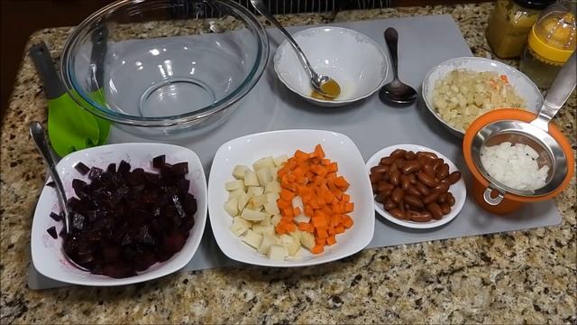 Салат из Свеклы. ВИНЕГРЕТ. Правильный и Самый Вкусный ( для начинающих). Все Важные Моменты. смотреть онлайн