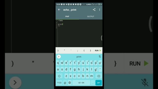 PHP ga Kirish! echo,print Xaqida! смотреть онлайн