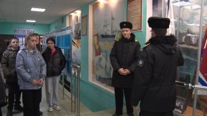 Участники форума «Наследники Героев» побывали в Туапсинском морском кадетском корпусе