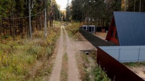 Дом шалаш 6х8м. Красивый A-FRAME. Треугольный дом. Стильный дом в Московской области. Гостевой дом.