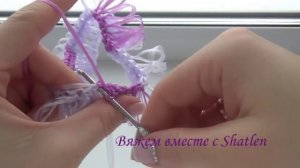 ВЕЛИКОЛЕПНЫЙ узор РОМБИКИ. МЯГКАЯ и ПЫШНАЯ МОЧАЛКА. Мастер-класс для начинающих. Елена Шатохина