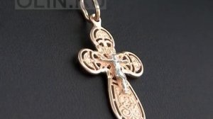 Золотой крестик для освящения