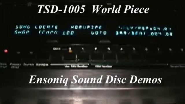 Ensoniq TSD1005 WorldPiece смотреть онлайн