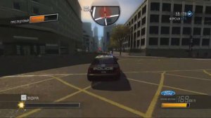 Преследуем Рендж Ровер на полицейском Форде