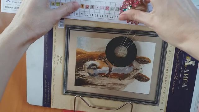 ✅#Лайфхак как сделать подставку для схемы/ #вышивка быстро #просто #дёшево #бюджетная
