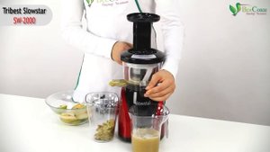 Домашний грушевый сок с Tribest Slowstar SW-2000