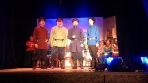 Песня оренбургских казаков "Черный ворон", исп.мужская группа ансамбля "Слобожане"