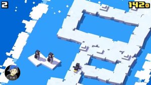 ☆ Играю за скользкого пингвина в Crossy Road ☆