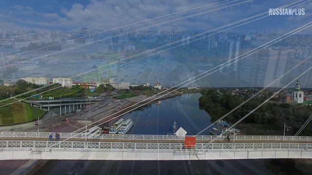 Tyumen Russia 4K. City in Siberia. смотреть онлайн