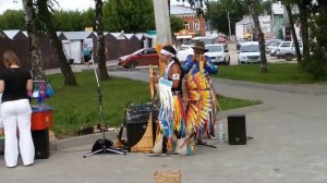 Индейцы в г.Муроме 11.07.2015г.Camuendo Marka(Камуэндо Марка) Mistik Condor.