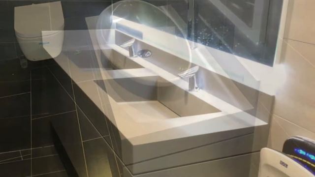 Тумба, столешница с раковиной из искусственного камня от arstones.ru смотреть онлайн