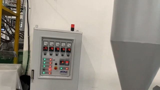 Компактный гранулятор для производства гранул из полиэтиленовых отходов. COMPACKT 115 ATAC