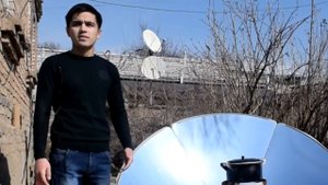 Параболическая солнечная печь