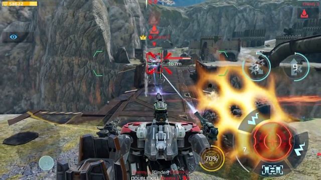 Luchador Vasilisk Krait  MK3 Battles  War Robots Gameplay